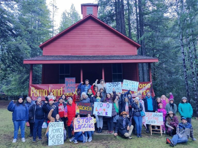 Community Rallies to Protect Sacred Sites and Highlight Hypocrisy in Jackson State Forest’s Historic Preservation